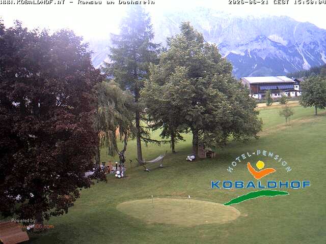Archiv Foto Webcam Ramsau am Dachstein: Golfplatz am Kobaldhof