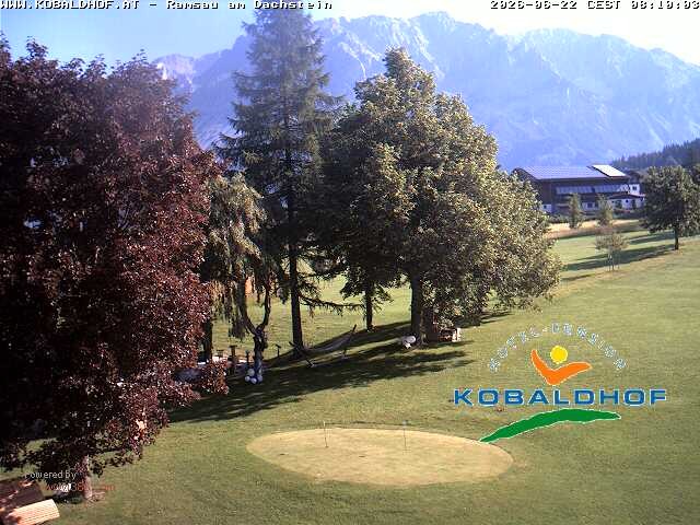 Archiv Foto Webcam Ramsau am Dachstein: Golfplatz am Kobaldhof