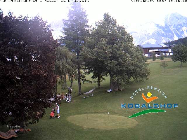 Archiv Foto Webcam Ramsau am Dachstein: Golfplatz am Kobaldhof