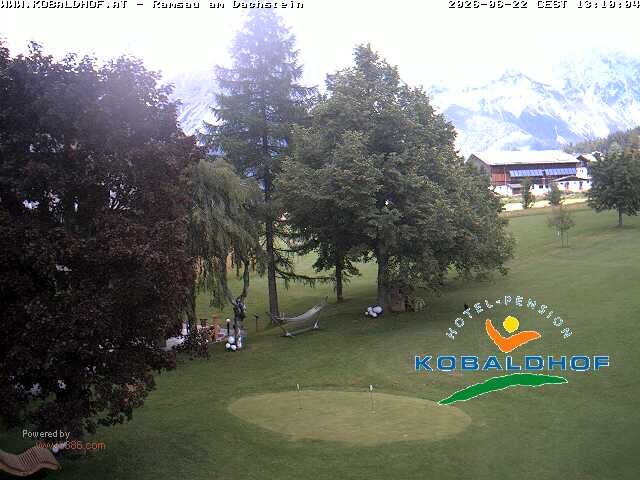 Archiv Foto Webcam Ramsau am Dachstein: Golfplatz am Kobaldhof
