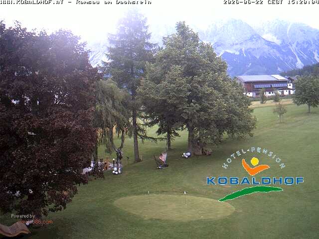 Archiv Foto Webcam Ramsau am Dachstein: Golfplatz am Kobaldhof