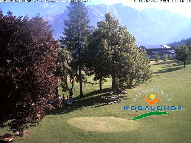 Archiv Foto Webcam Ramsau am Dachstein: Golfplatz am Kobaldhof