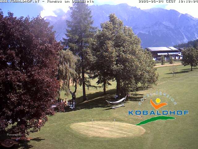 Archiv Foto Webcam Ramsau am Dachstein: Golfplatz am Kobaldhof