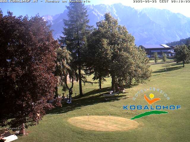 Archiv Foto Webcam Ramsau am Dachstein: Golfplatz am Kobaldhof