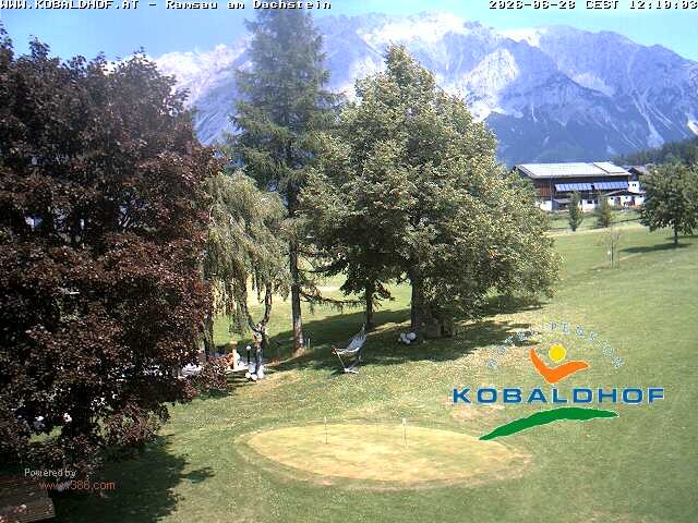 Archiv Foto Webcam Ramsau am Dachstein: Golfplatz am Kobaldhof
