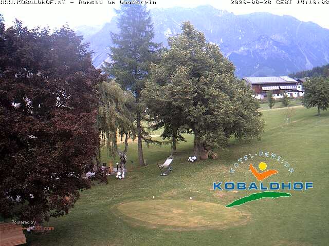 Archiv Foto Webcam Ramsau am Dachstein: Golfplatz am Kobaldhof