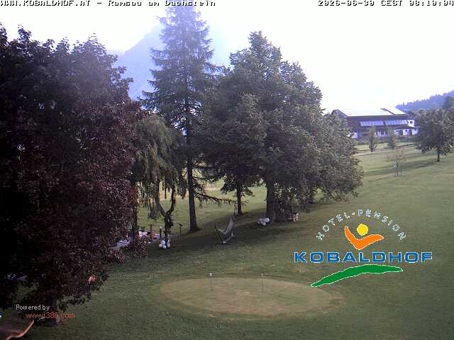 Archiv Foto Webcam Ramsau am Dachstein: Golfplatz am Kobaldhof