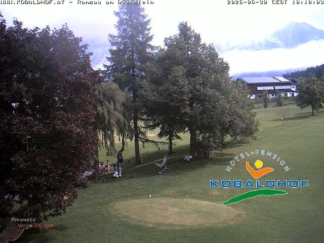 Archiv Foto Webcam Ramsau am Dachstein: Golfplatz am Kobaldhof