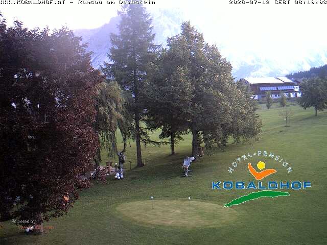 Archiv Foto Webcam Ramsau am Dachstein: Golfplatz am Kobaldhof