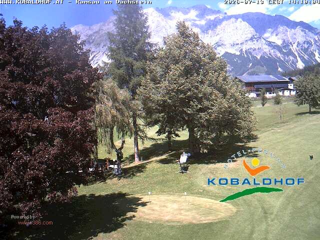 Archiv Foto Webcam Ramsau am Dachstein: Golfplatz am Kobaldhof