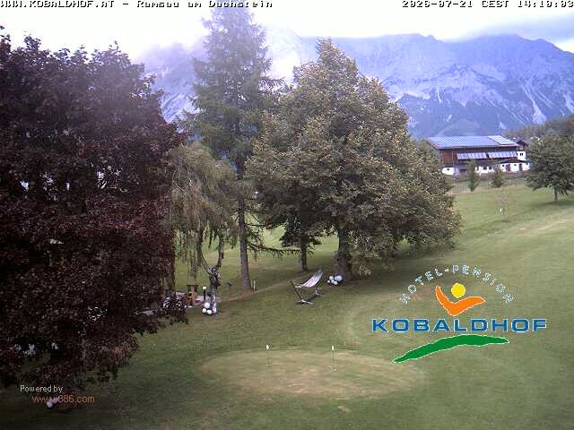 Archiv Foto Webcam Ramsau am Dachstein: Golfplatz am Kobaldhof