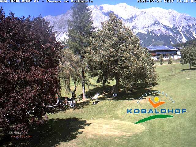 Archiv Foto Webcam Ramsau am Dachstein: Golfplatz am Kobaldhof
