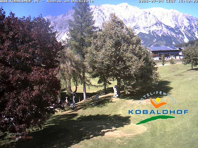 Archiv Foto Webcam Ramsau am Dachstein: Golfplatz am Kobaldhof