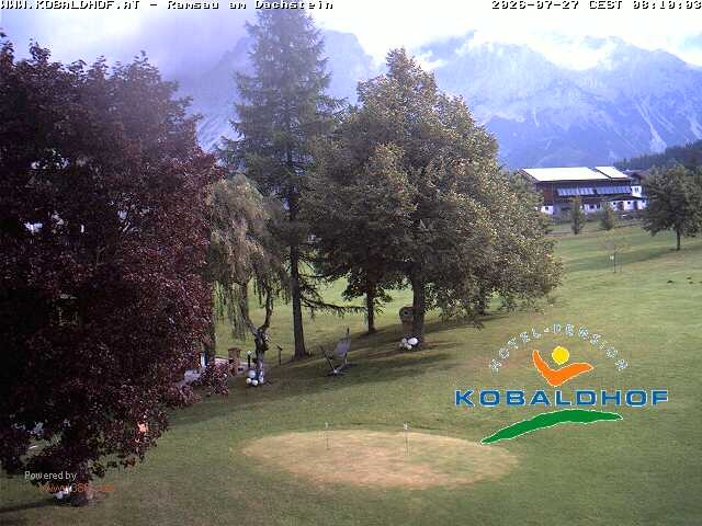 Archiv Foto Webcam Ramsau am Dachstein: Golfplatz am Kobaldhof