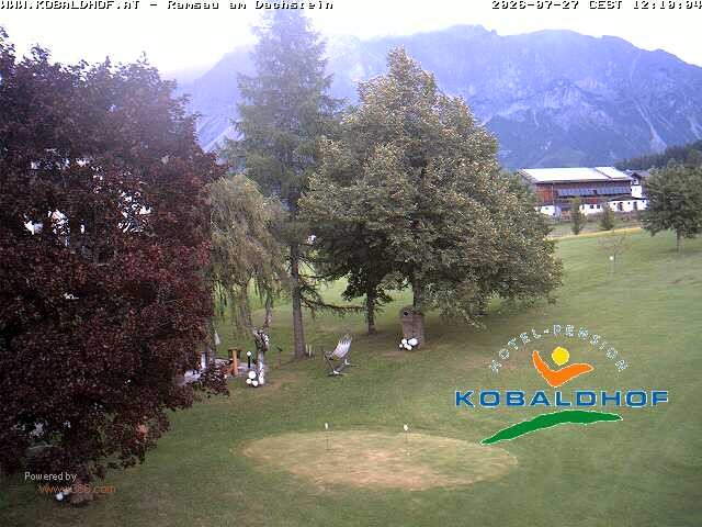 Archiv Foto Webcam Ramsau am Dachstein: Golfplatz am Kobaldhof