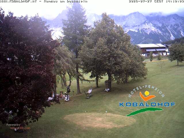 Archiv Foto Webcam Ramsau am Dachstein: Golfplatz am Kobaldhof