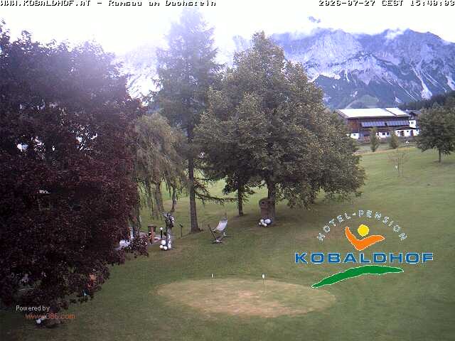 Archiv Foto Webcam Ramsau am Dachstein: Golfplatz am Kobaldhof
