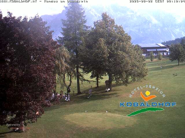 Archiv Foto Webcam Ramsau am Dachstein: Golfplatz am Kobaldhof