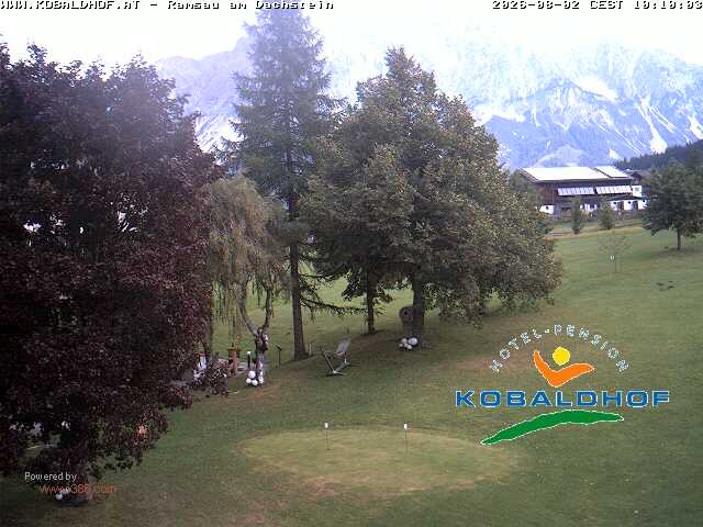 Archiv Foto Webcam Ramsau am Dachstein: Golfplatz am Kobaldhof