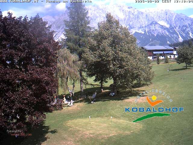 Archiv Foto Webcam Ramsau am Dachstein: Golfplatz am Kobaldhof