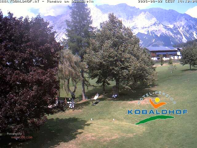 Archiv Foto Webcam Ramsau am Dachstein: Golfplatz am Kobaldhof