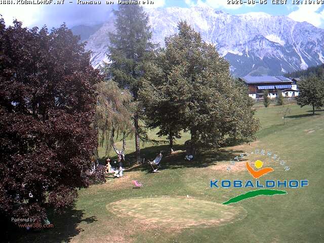 Archiv Foto Webcam Ramsau am Dachstein: Golfplatz am Kobaldhof