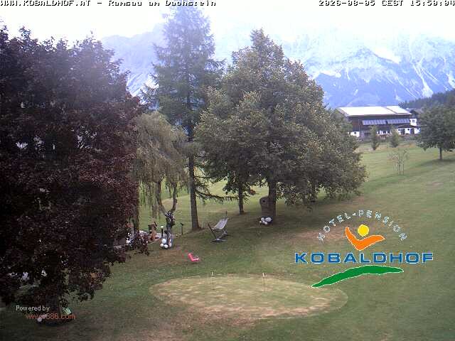Archiv Foto Webcam Ramsau am Dachstein: Golfplatz am Kobaldhof