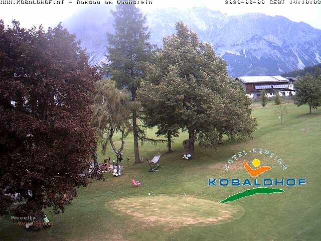 Archiv Foto Webcam Ramsau am Dachstein: Golfplatz am Kobaldhof