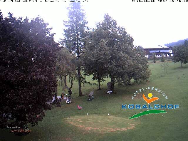 Archiv Foto Webcam Ramsau am Dachstein: Golfplatz am Kobaldhof