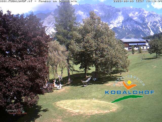 Archiv Foto Webcam Ramsau am Dachstein: Golfplatz am Kobaldhof