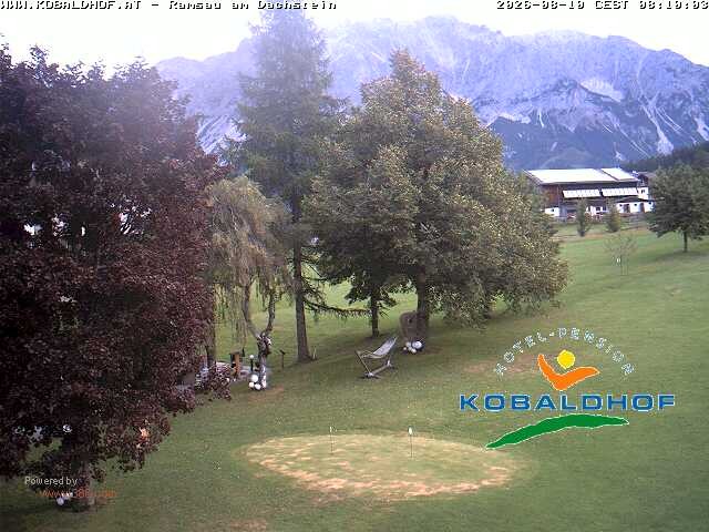 Archiv Foto Webcam Ramsau am Dachstein: Golfplatz am Kobaldhof