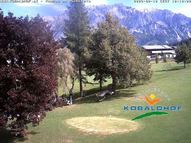 Archiv Foto Webcam Ramsau am Dachstein: Golfplatz am Kobaldhof
