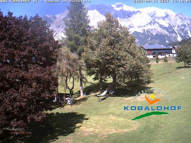 Archiv Foto Webcam Ramsau am Dachstein: Golfplatz am Kobaldhof