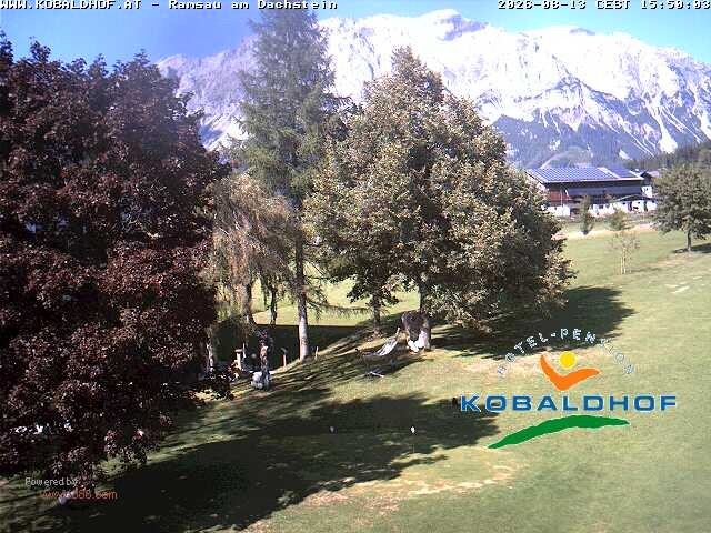 Archiv Foto Webcam Ramsau am Dachstein: Golfplatz am Kobaldhof
