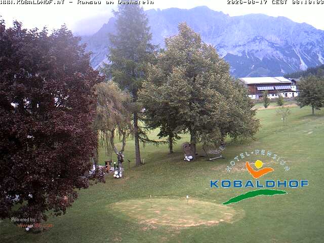 Archiv Foto Webcam Ramsau am Dachstein: Golfplatz am Kobaldhof