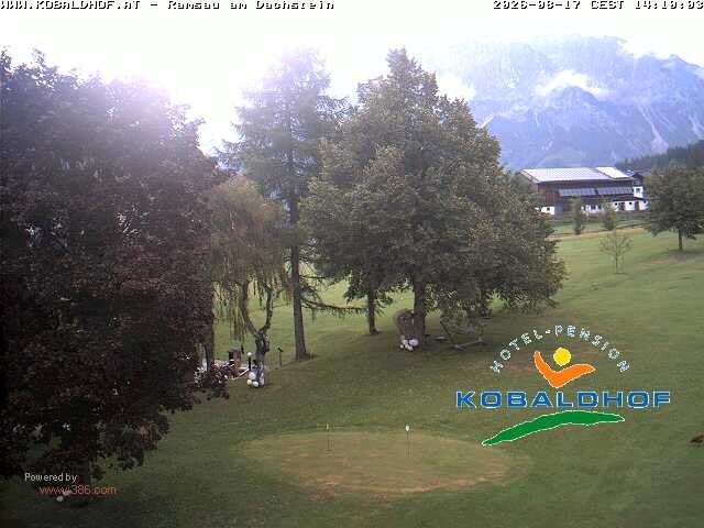 Archiv Foto Webcam Ramsau am Dachstein: Golfplatz am Kobaldhof