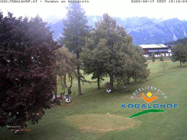 Archiv Foto Webcam Ramsau am Dachstein: Golfplatz am Kobaldhof