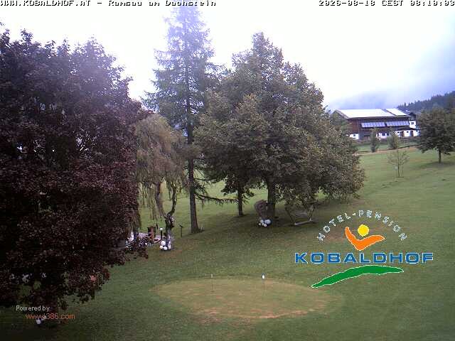 Archiv Foto Webcam Ramsau am Dachstein: Golfplatz am Kobaldhof