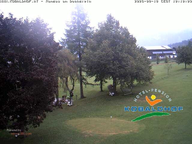 Archiv Foto Webcam Ramsau am Dachstein: Golfplatz am Kobaldhof