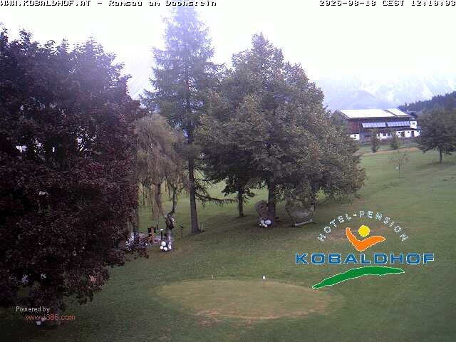 Archiv Foto Webcam Ramsau am Dachstein: Golfplatz am Kobaldhof