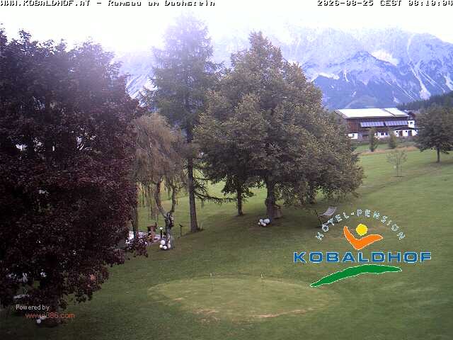 Archiv Foto Webcam Ramsau am Dachstein: Golfplatz am Kobaldhof