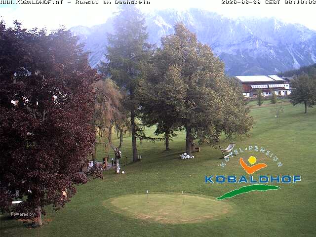 Archiv Foto Webcam Ramsau am Dachstein: Golfplatz am Kobaldhof