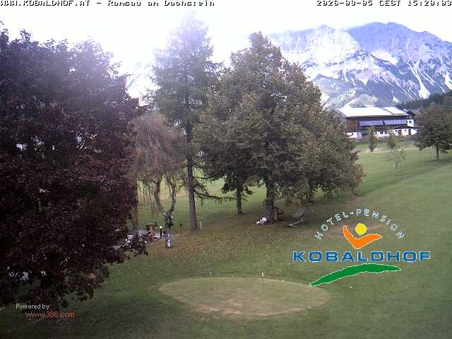 Archiv Foto Webcam Ramsau am Dachstein: Golfplatz am Kobaldhof