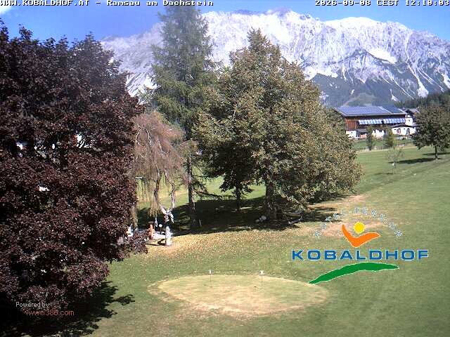 Archiv Foto Webcam Ramsau am Dachstein: Golfplatz am Kobaldhof