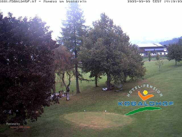 Archiv Foto Webcam Ramsau am Dachstein: Golfplatz am Kobaldhof