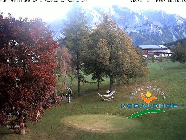 Archiv Foto Webcam Ramsau am Dachstein: Golfplatz am Kobaldhof