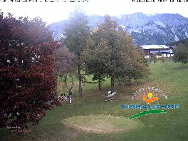 Archiv Foto Webcam Ramsau am Dachstein: Golfplatz am Kobaldhof