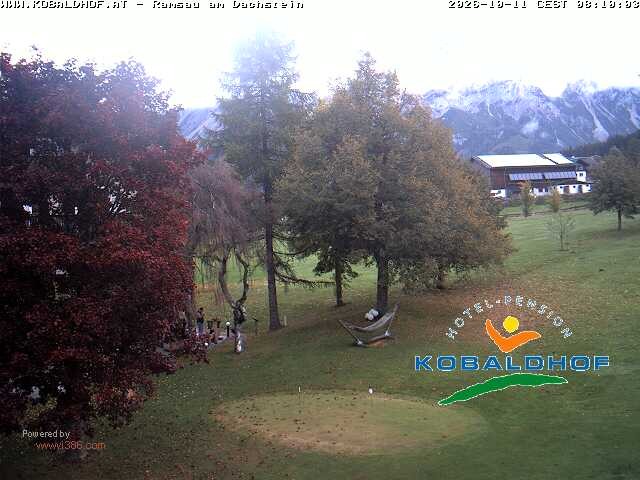 Archiv Foto Webcam Ramsau am Dachstein: Golfplatz am Kobaldhof