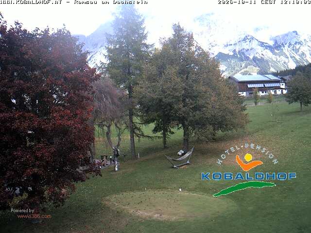 Archiv Foto Webcam Ramsau am Dachstein: Golfplatz am Kobaldhof