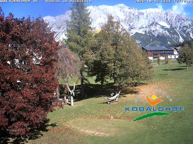 Archiv Foto Webcam Ramsau am Dachstein: Golfplatz am Kobaldhof